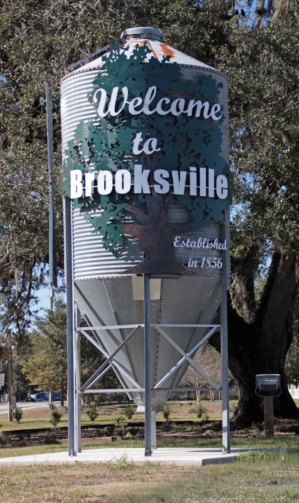 Map of Brooksville, Florida service area